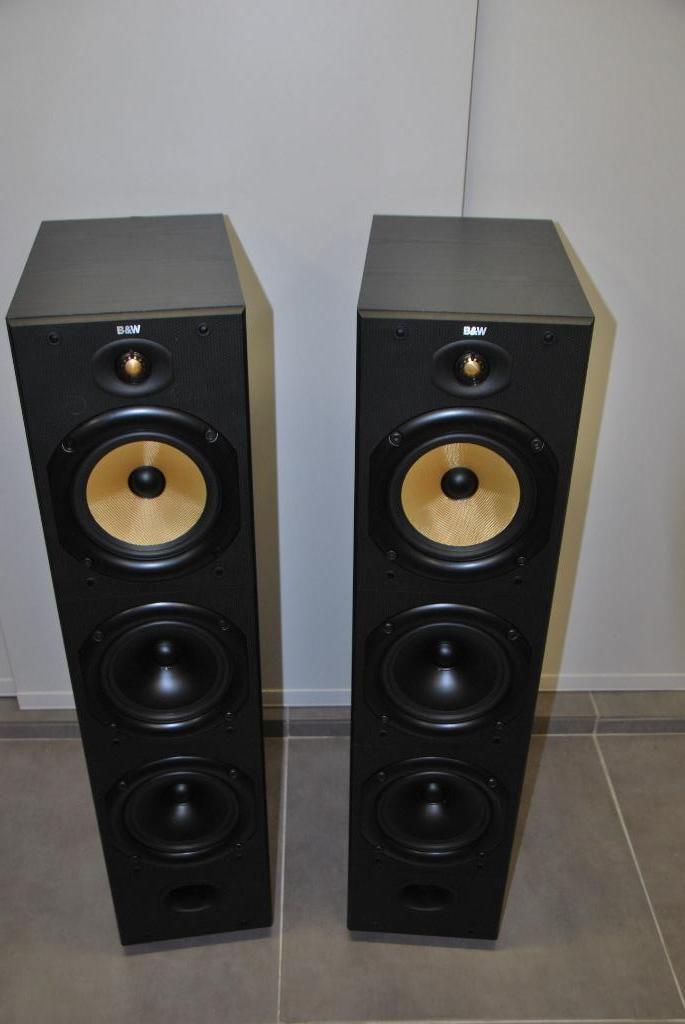 B&W luidsprekers per set te koop/beluisteren na afspraak, Audio, Tv en Foto, Luidsprekerboxen, Zo goed als nieuw, Complete surroundset