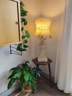 Vintage albast marmeren lamp jaren '50, Huis en Inrichting, Glas, Gebruikt, Vintage, 50 tot 75 cm
