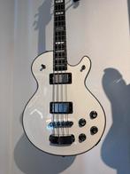 Hagstrom suede bass white plus housse, Musique & Instruments, Comme neuf, Autres marques, Solid body