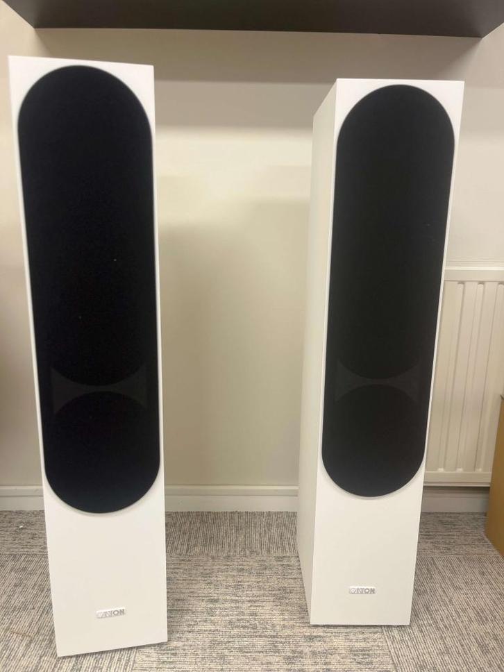 Canton GLE 90 S2 Vloerstaande Luidspreker 3-Weg – Wit - 50%, TV, Hi-fi & Vidéo, Enceintes