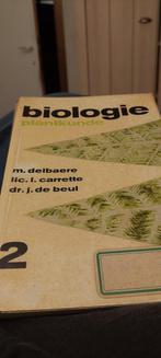 Biologie plantkunde   delbaere, Boeken, Studieboeken en Cursussen, Ophalen of Verzenden, Gelezen