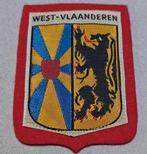 Vintage wapenschild West - Vlaanderen, Enlèvement ou Envoi, Utilisé, Emblème, Broche ou Badge