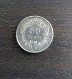 Munt 50 cent België - 1912, Ophalen of Verzenden, Zilver, Losse munt, Zilver
