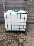 Ibc water container 1000 liter op kunststof pallet., Tuin en Terras, Kunststof, Gebruikt, Ophalen of Verzenden