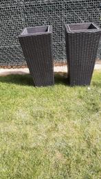 Bloembakken rattan, Ophalen, Overige materialen, Gebruikt, 60 cm of meer
