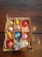 Vintage glazen kerstballen jaren 50, Diversen, Ophalen of Verzenden, Gebruikt