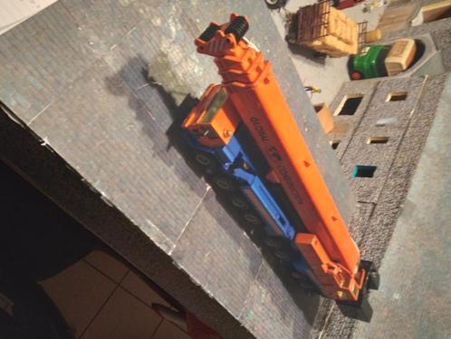 Global Construction Siku 1:55 Kraanwagen, Hobby en Vrije tijd, Modelauto's | 1:50, Gebruikt, Hijskraan, Tractor of Landbouw, SIKU