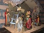 Kerststal en beeldjes., Ophalen, Gebruikt