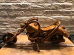 Decoratieve houten motorfiets, Ophalen, Zo goed als nieuw