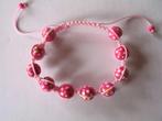 Armbandje met roze houten kralen, Handtassen en Accessoires, Kindersieraden, Ophalen of Verzenden, Nieuw, Roze, Armband