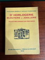 catalogue général d'outils  d'horlogerie fisseau TBE, Enlèvement