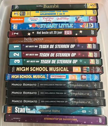 Bundel met 16 dvd's beschikbaar voor biedingen