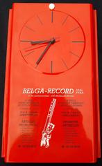 Belga-Record-Plaque-Emaille-Emaillee-Oud reclamebord-Stylo-, Verzamelen, Merken en Reclamevoorwerpen, Reclamebord, Ophalen of Verzenden