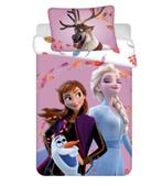 Disney Frozen Baby / Peuter Dekbedovertrek 100 x 135 cm, Neuf, Enlèvement ou Envoi, Rose, Housse de couette