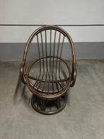 Zetel in bamboe met kussen, Maison & Meubles, Canapés | Salons, Enlèvement, Comme neuf, Osier ou Rotin