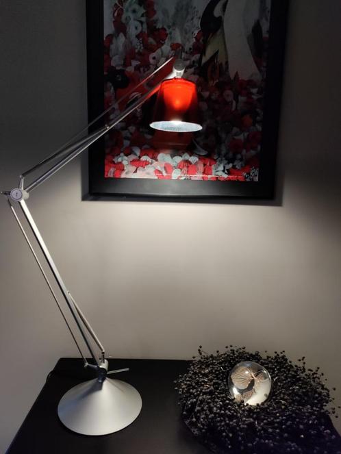 Flos Archimoon Tavolo tafellamp, Maison & Meubles, Lampes | Lampes de table, Comme neuf, 50 à 75 cm, Verre, Synthétique, Métal