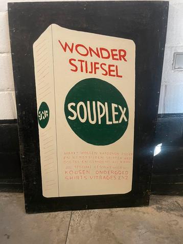 Reclame borden handgeschilderd op hout beschikbaar voor biedingen