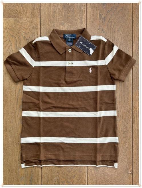 RALPH LAUREN - POLO RAYE COURTES MANCHES NEUF - T.: 5A, Kinderen en Baby's, Kinderkleding | Maat 110, Nieuw, Jongen, Overige typen
