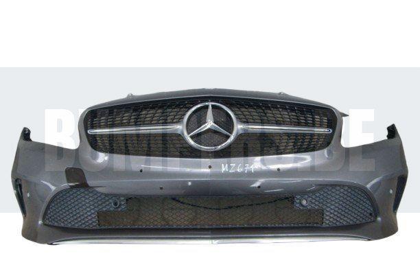 Bumper Mercedes A Klasse W176 Facelift 15-19 Voorbumper MZ67, Auto-onderdelen, Carrosserie, Bumper, Voor, Gebruikt, 6 maanden garantie