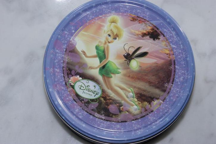 TWINKERBELL  DISNEY - Blikken doos, Verzamelen, Blikken, Zo goed als nieuw, Koek(jes), Overige merken, Ophalen of Verzenden