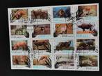 Manama 1971 feuillet 16 timbres - animaux sauvages, oiseaux, Timbres & Monnaies, Timbres | Timbres thématiques, Animal et Nature