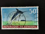 Senegal 1972 - zwaardvis - vissen - onderwaterfauna, Postzegels en Munten, Postzegels | Afrika, Ophalen of Verzenden, Overige landen