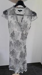 Robe en soie Joséphine & Co, Taille 38/40 (M), Gris, Enlèvement ou Envoi, Comme neuf