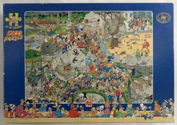 Jan van Haasteren Puzzel 5000 st. dierentuin Artis compleet, Hobby en Vrije tijd, Denksport en Puzzels, Verzenden, Zo goed als nieuw