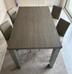 Set van hoge tafel + 4 stoelen, Ophalen, Zo goed als nieuw, 4 tot 6 stoelen