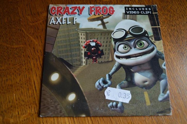 Crazy frog - Axel F, Cd's en Dvd's, Cd Singles, Gebruikt, Overige genres, 1 single, Maxi-single, Ophalen of Verzenden
