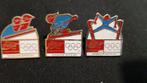 Lot 3 pins Coca Cola sponsor Olympische Winter spelen, Verzamelen, Speldjes, Pins en Buttons, Sport, Ophalen of Verzenden, Speldje of Pin
