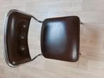 Set van 3 retro stoelen, Huis en Inrichting, Ophalen, Gebruikt, Bruin