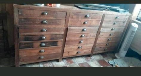 Volhouten dressoir te koop in prima staat, Huis en Inrichting, Kasten | Dressoirs, Zo goed als nieuw, Ophalen