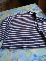 Sweat-shirt Week-end à la Mer.Taille 6ans Brun et bleuclair, Enlèvement ou Envoi, Comme neuf