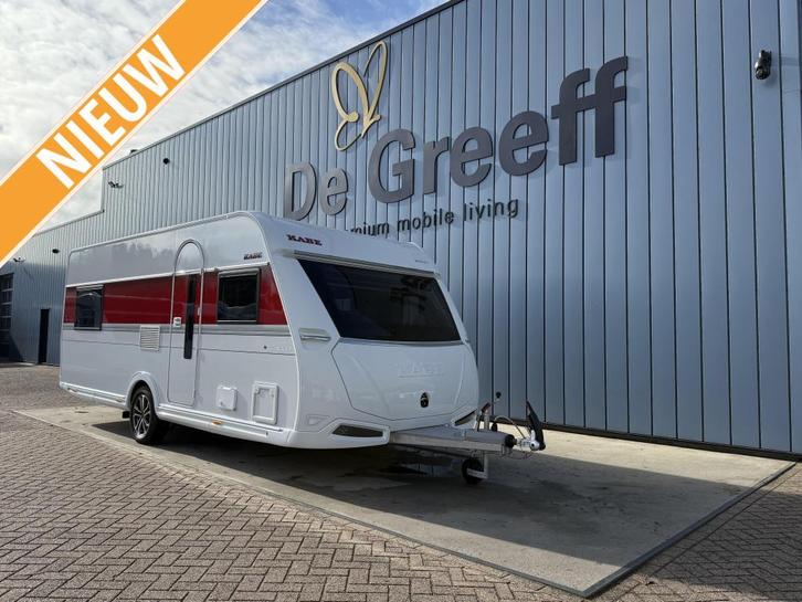 Kabe Royal 560 GLE KS, Caravans en Kamperen, Caravans, Bedrijf, tot en met 4, 1500 - 2000 kg, Rondzit, Kabe, 2 aparte bedden, 6 tot 7 meter