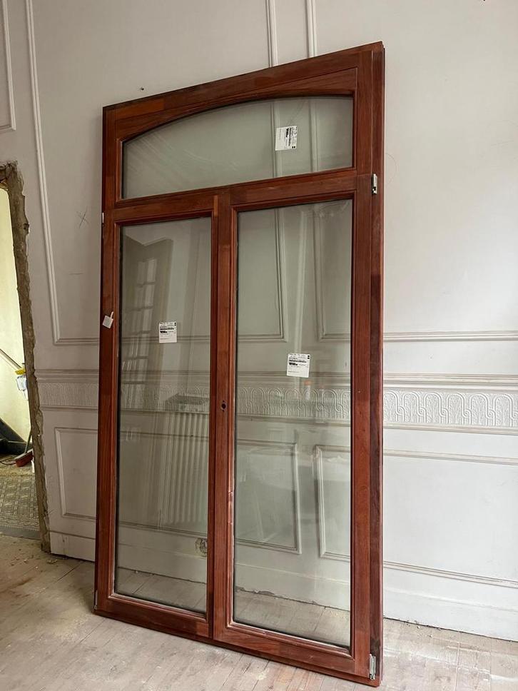 Chassis bois iroko neuf 2025, Doe-het-zelf en Bouw, Raamkozijnen en Schuifdeuren, Zo goed als nieuw, Hout, Ophalen