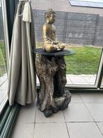 Fontaine bois tronc d’arbre table en verre, Ophalen, Gebruikt, Kunststof, Waterval