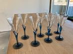 8 Vintage champagneglazen, Verzamelen, Glas en Drinkglazen, Ophalen, Zo goed als nieuw
