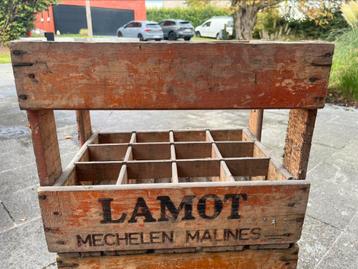 LAMOT MECHELEN 1966 houten bierkist beschikbaar voor biedingen