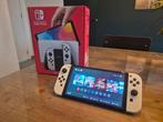 Switch OLED + originele doos & accessoires + opbergtas, Ophalen of Verzenden, Zo goed als nieuw, Switch OLED