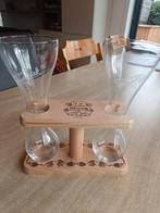 2 glazen Kwak in houder, Verzamelen, Ophalen of Verzenden, Gebruikt, Bierglas