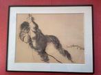 Dees De Bruyne / dansend naakt, Antiquités & Art, Art | Peinture | Moderne, Enlèvement