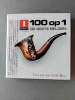 Boîte de 5 CD. 100 contre 1. Les meilleurs Belges. (Radio 1), Utilisé, Enlèvement ou Envoi
