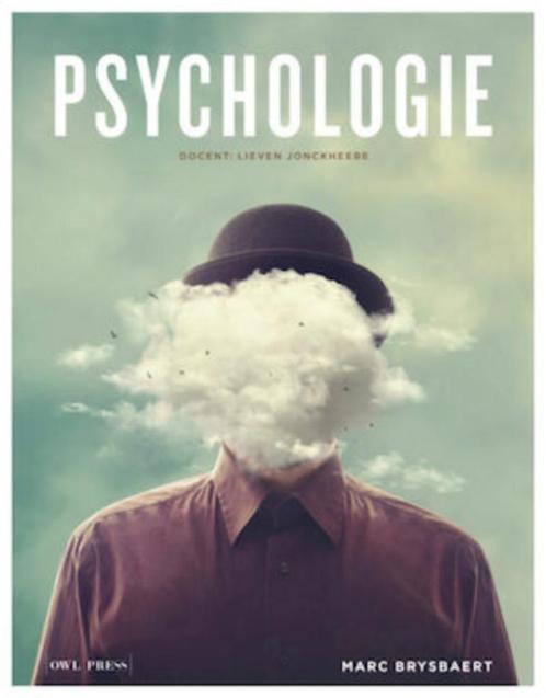 "Psychologie" - Marc Brysbaert & Lieven Jonckheere, Boeken, Psychologie, Zo goed als nieuw, Ophalen of Verzenden