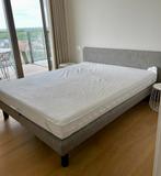 Bed boxspring 200 x 160 + matras / Oostende, Huis en Inrichting, Slaapkamer | Boxsprings, Ophalen, Strak modern, Tweepersoons