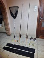 Forel set 2 complete Hengels Shimano Vengeance + Schepnet, Watersport en Boten, Ophalen, Zo goed als nieuw, Complete set