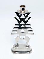 kandelaar etnisch skelet, Huis en Inrichting, Woonaccessoires | Kandelaars en Kaarsen, 25 tot 50 cm, Ophalen of Verzenden, Zo goed als nieuw