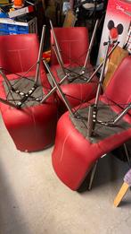 6 rode xooon stoelen, Huis en Inrichting, Ophalen