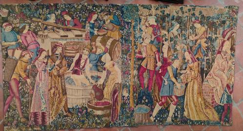 Wandtapijt groot formaat 268 x145 cm, Antiek en Kunst, Antiek | Tapijten, Tafelkleden en Textiel, Ophalen of Verzenden