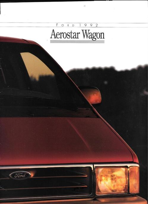 FORD AEROSTAR 1992, Boeken, Auto's | Folders en Tijdschriften, Zo goed als nieuw, Ford, Ophalen of Verzenden